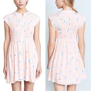 Free People Greatest Day Smocked Mini Dress